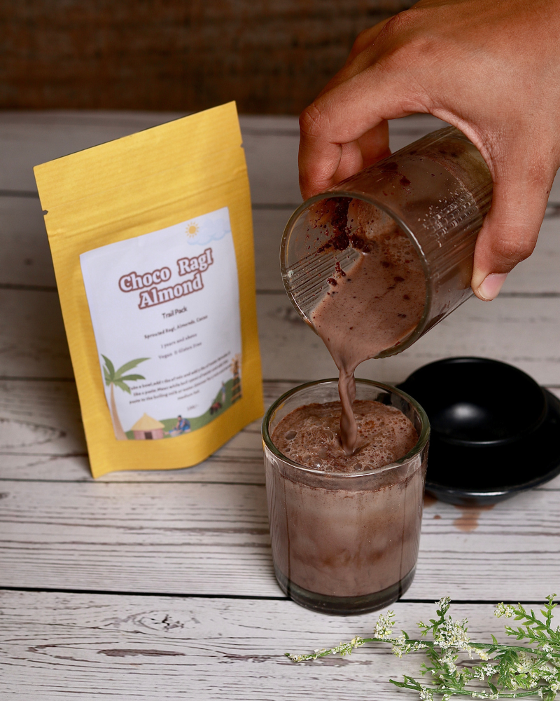 Choco Ragi Almond (Instant Porridge)